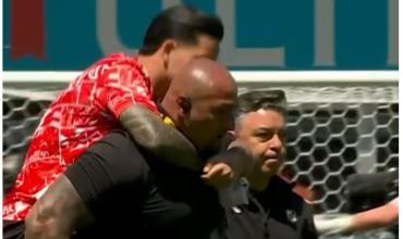 Preocupación en River Plate por la lesión de Sebastián Driussi: se lo llevó “a caballito” el seguridad del plantel