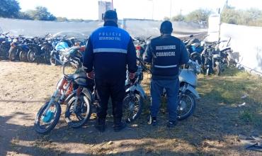  Chamical: detectan seis motos con adulteraciones en un operativo de control