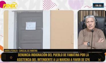Andrea Peralta, concejal de Famatina: “La intendenta cerró el municipio para ir a la marcha de Cristina y dejó al pueblo abandonado”