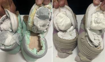 Servicio Penitenciario detecta drogas ocultas en zapatillas de visitantes en Piñero
