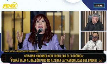 Daniel Sabsay: “Cristina Kirchner podrá salir al balcón, pero no alterar la tranquilidad del barrio”