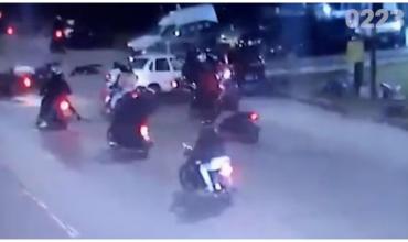 Un auto chocó contra una caravana de motos en Mar del Plata: un muerto y seis heridos