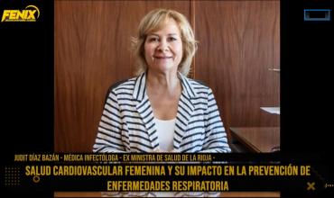 Judith Díaz Bazán advierte sobre el impacto de la salud cardiovascular femenina en las enfermedades respiratorias