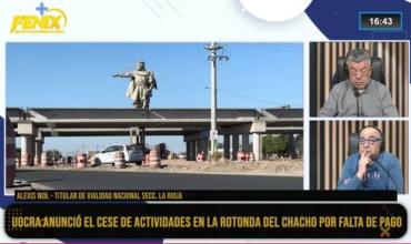 Alexis Wol, titular de Vialidad Nacional: “La actividad continúa con normalidad en la obra de la rotonda del Chacho”