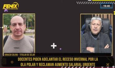 Ignacio Colina, titular de SELaR: “La ola polar afecta a las escuelas y los docentes piden adelantar el receso”
