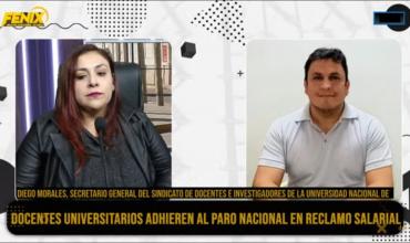 Diego Morales sobre el paro universitario: “Seguimos una lucha de más de un año”