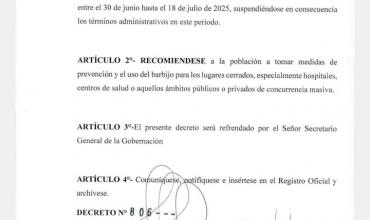 Como medida preventiva ante el crecimiento de las enfermedades respiratorias se  adelanta el receso invernal para la Administración Pública Provincial 