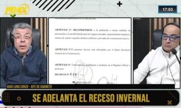 Juan Luna Corzo: “Vamos a adelantar el receso invernal en la provincia de La Rioja”