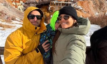 Micaela Vázquez deslumbra con una escapada familiar a la nieve