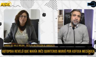 Caso María Inés Quinteros: la jueza Sandra del Valle Molina confirmó que falleció por asfixia mecánica y no hubo intervención de terceros