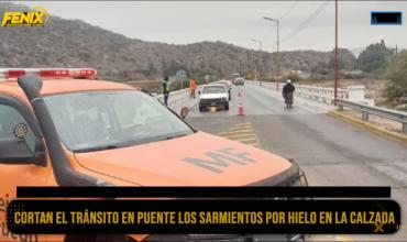 Chilecito: Cortan el puente entre Los Sarmiento y La Puntilla por presencia de escarcha