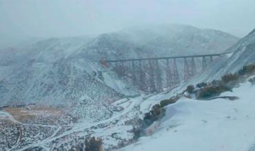 Salta: Nevada inesperada. La aguanieve sorprendió este domingo