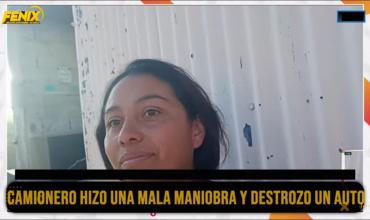 Johana, propietaria del vehículo siniestrado: “Vendimos dos motos para comprarlo y viene y nos pasa esto”