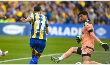 La frustración de Ángel Di María tras el empate agónico de Central ante Godoy Cruz en su debut