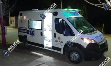 Grave accidente en San Juan: un riojano resultó herido tras chocar contra un caballo
