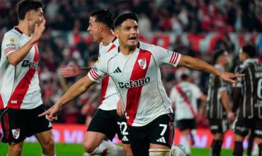 Salas y un debut soñado en River: "Hay que dejar todo, eso está asegurado"