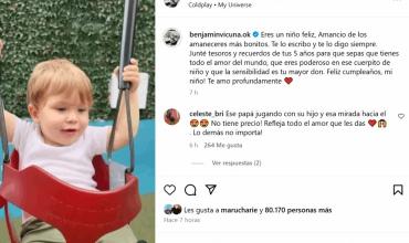 Amancio Vicuña celebró su quinto cumpleaños junto a la China Suárez y Mauro Icardi