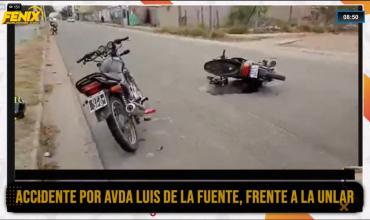 Mujer fue trasladada al hospital tras accidente de tránsito