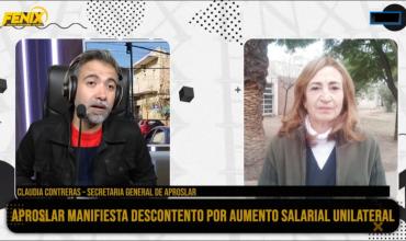 Claudia Contreras de APROSLAR, sobre el aumento salarial: “Nos sorprendió el anuncio, no fuimos convocados a ninguna negociación”