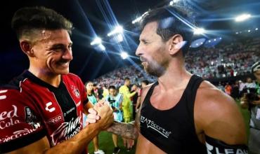 Lionel Messi y Matías Cóccaro protagonizan un cruce con final amistoso en la Leagues Cup