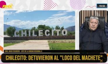 Detuvieron al “loco del machete” en Chilecito tras un violento ataque