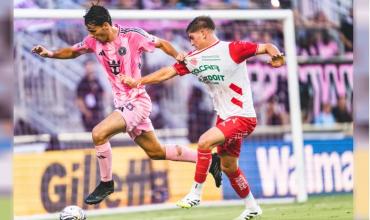 Con Messi lesionado, Inter Miami le ganó al Necaxa y puso un pie en la próxima fase de la Leagues Cup