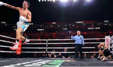 Histórico triunfo del argentino Mirco Cuello en Libia: noqueó en el segundo round y se consagró campeón mundial ante la mirada de Mike Tyson