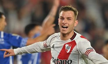 Con dobletes de Driussi y Galoppo, River derrotó 4-2 a Godoy Cruz y quedó puntero en su zona