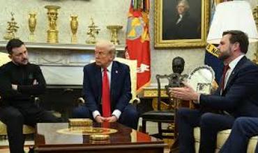 Líderes europeos y Zelenski se reunían con Trump en Washington