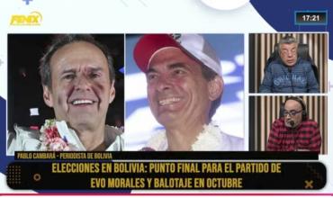Bolivia va a balotaje: fuerte retroceso del partido de Evo Morales