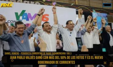 Daniel Romero: “El triunfo de Juan Pablo Valdés se explica por la alta valoración de la gestión de su hermano Gustavo Valdés”