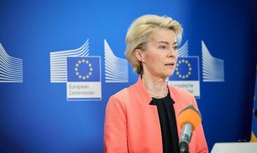 La CE denunció “interferencias” en el vuelo que trasladaba a von der Leyen y sospecha de Rusia