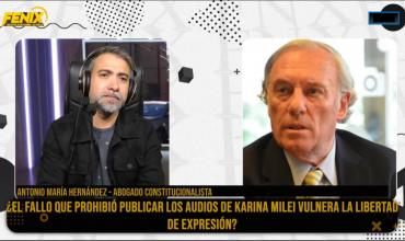 José María Hernández, sobre el fallo que prohíbe la difusión de audios de Karina Milei: “Es groseramente inconstitucional”