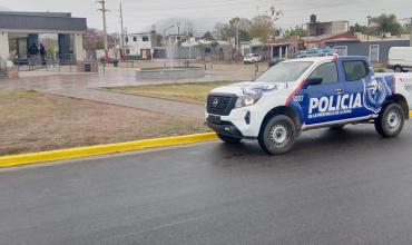 Un hombre sufrió una descarga eléctrica mientras pintaba en inmediaciones del Banco Rioja
