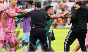 Luis Suárez recibió una severísima sanción por escupir a un rival tras la final de la Leagues Cup
