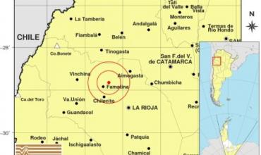 Temblaron el oeste y norte riojano