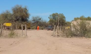 Desiderio Tello: robaron baterías de maquinaria vial en obra de la Ruta Nacional 20