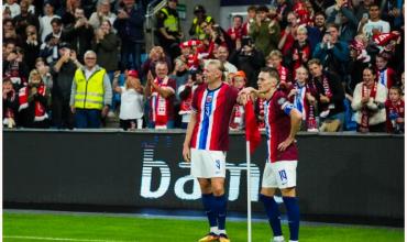 Show de Erling Haaland: metió 5 goles en el histórico ¡11-1! de Noruega ante Moldavia por las Eliminatorias Europeas