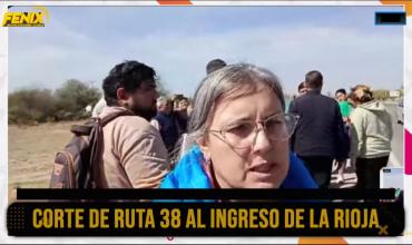 Vecinos del barrio Eduardo Menem cortan la Ruta 38 por falta de agua