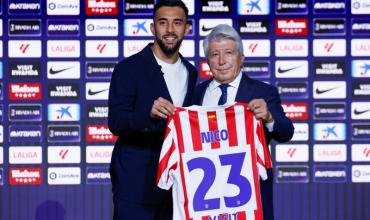 Nicolás González fue presentado en el Atlético de Madrid: “Sentir la voz argentina es otra energía”