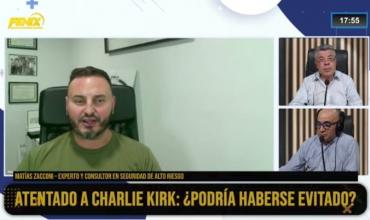 Matías Zacconi: “Charlie Kirk era un serio candidato presidencial, su asesinato es una pérdida para la democracia”