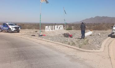 Grave accidente de motocicleta en Malligasta dejó un hombre internado