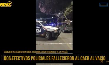 Policías fallecidos desmontaban una antena donada por un vecino