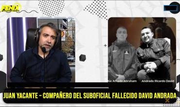 “Él siempre quería que el Cuartel creciera”: el recuerdo de un compañero del suboficial David Andrada