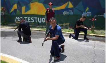 La dictadura chavista militarizó las calles de Caracas en medio de la tensión con Estados Unidos