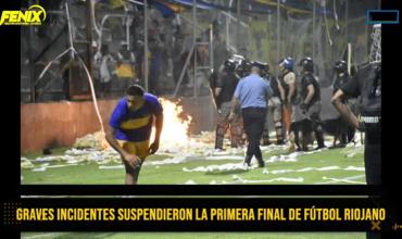 Suspendida la primera final de la Liga Riojana de Fútbol por incidentes violentos