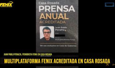 MULTIPLATAFORMA FENIX obtiene acreditación de prensa en Casa Rosada