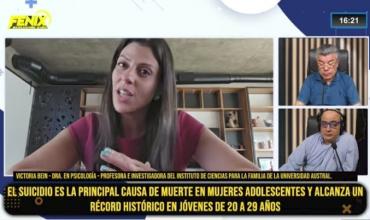 Victoria Bein: “La salud mental de los adolescentes en Argentina es crítica”