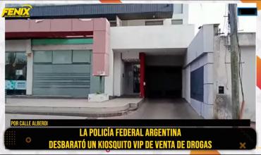 Policía Federal desbarató un kiosco de venta de drogas en pleno centro