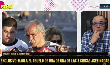 Antonio, abuelo de una de las tres chicas asesinadas en Florencio Varela en exclusiva con FENIX: "Queremos saber la verdad sobre lo que pasó con las chicas" 